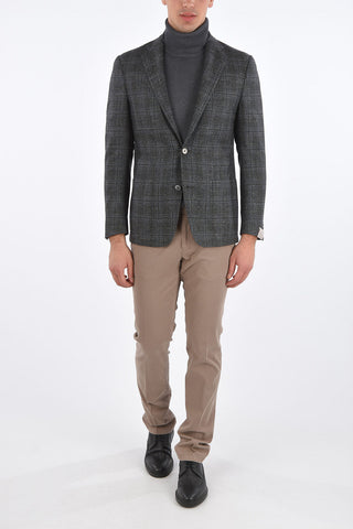 District Check GATE Blazer with 2 Patch Pockets