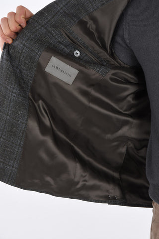 District Check GATE Blazer with 2 Patch Pockets