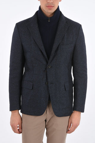 ID OUTDOOR Padded Jacket with Knit Detail
