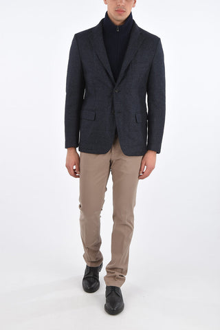ID OUTDOOR Padded Jacket with Knit Detail