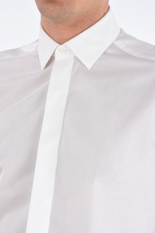 Camicia Collo Francese con Abbottonatura Nascosta