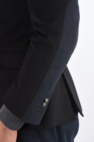 ID Cotton Blazer with Removable Details