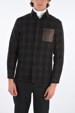 tartan oversized shirt