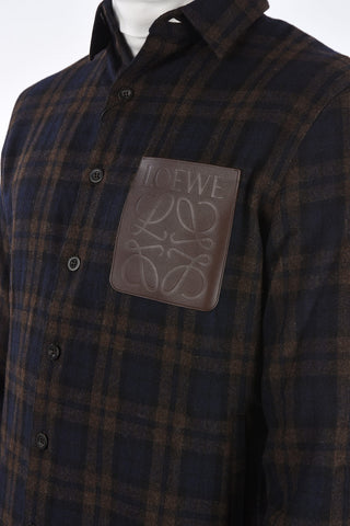 tartan oversized shirt