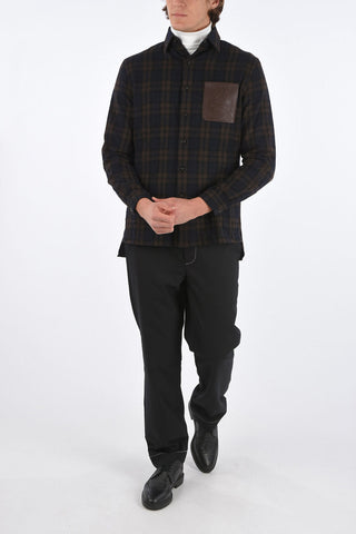 tartan oversized shirt