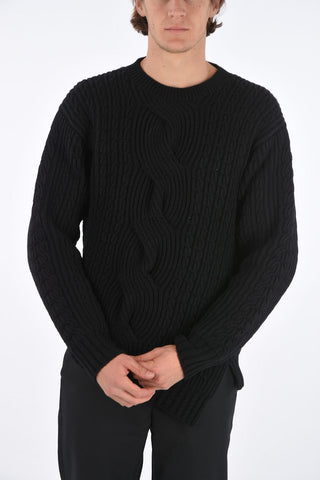wool and cashmere crew-neck sweater