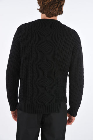 wool and cashmere crew-neck sweater