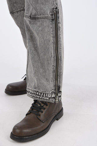 25cm dark wash jeans