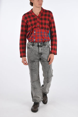 25cm dark wash jeans