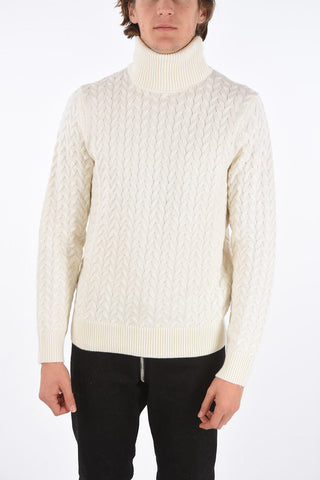 Cable Knit Turtleneck Sweater