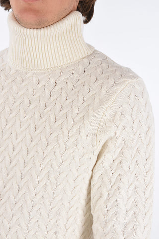 Cable Knit Turtleneck Sweater