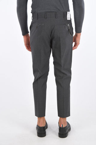 virgin wool belt loops trousers