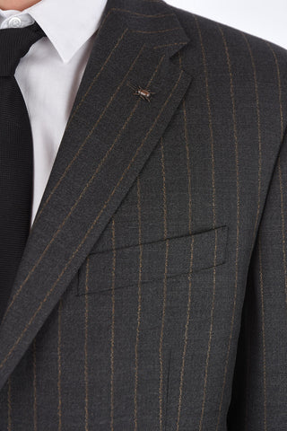 CC COLLECTION Pinstriped RIGHT Suit