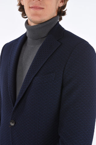 side vents 2-button regular fit  blazer