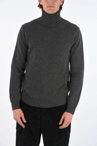 virgin wool turtle-neck sweater