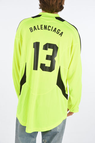 Long Sleeve Fluo Soccer T-shirt
