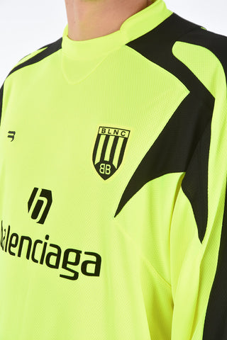 Long Sleeve Fluo Soccer T-shirt