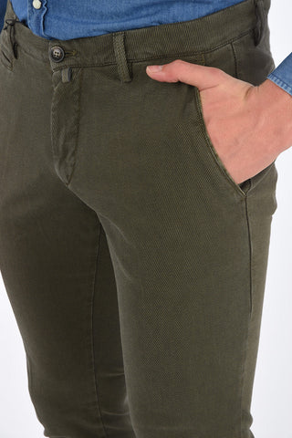 stretch cotton chinos