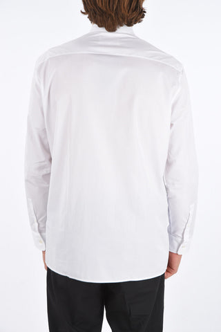 MM10 camicia collo francese con dettagli cut out