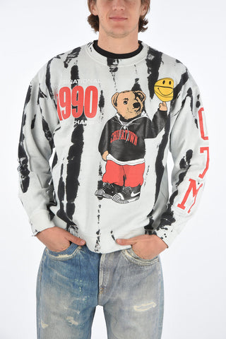 printed crew-neck sweatshirt