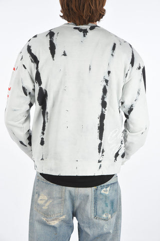 printed crew-neck sweatshirt