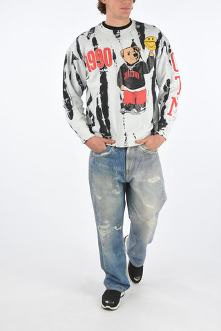 printed crew-neck sweatshirt