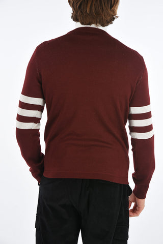 virgin wool crew-neck sweater