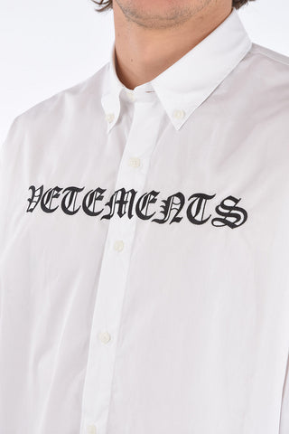 camicia GOTHIC ricamata button-down