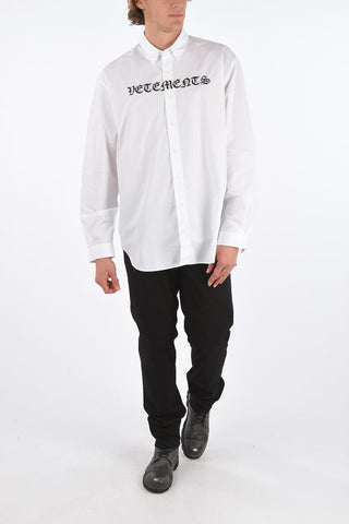 camicia GOTHIC ricamata button-down