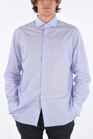 camicia hairline striped collo francese