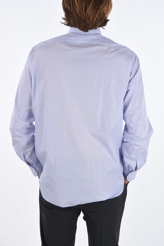camicia hairline striped collo francese