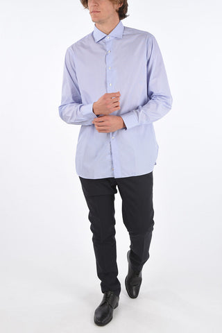 camicia hairline striped collo francese