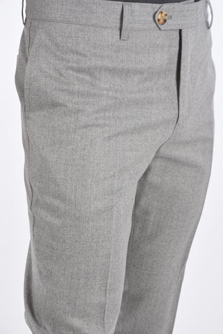 virgin wool belt loops trousers