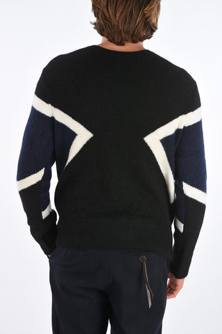 Bomber fit crew-neck sweater