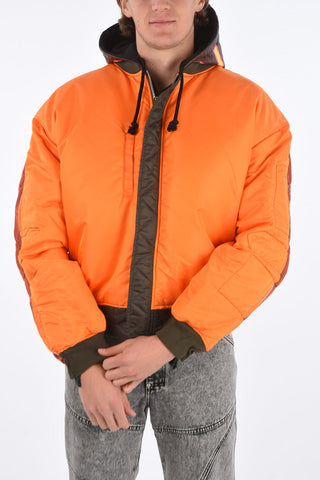 ALPHA INDUSTRIES Giubbotto puffer reversibile con patchs
