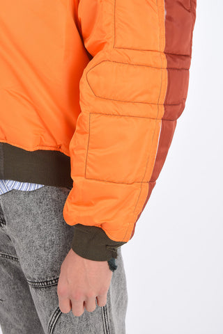 ALPHA INDUSTRIES Reversible Puffer jacket with patchs