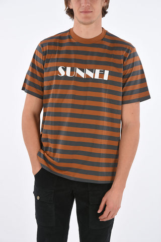 striped crew-neck t-shirt