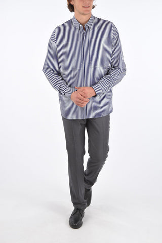 camicia a righe button-down