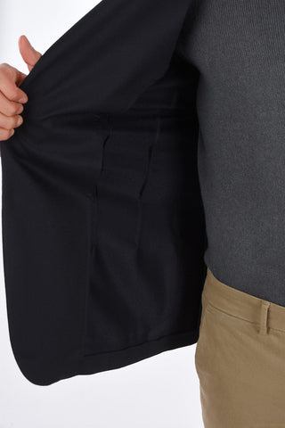 ZZEGNA side vents notch lapel 2-button blazer