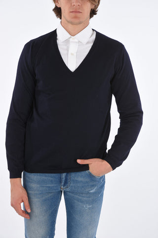 wool v-neck sweater