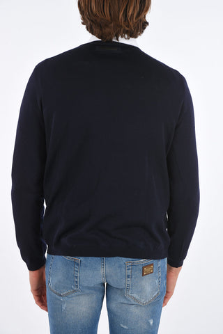 wool v-neck sweater