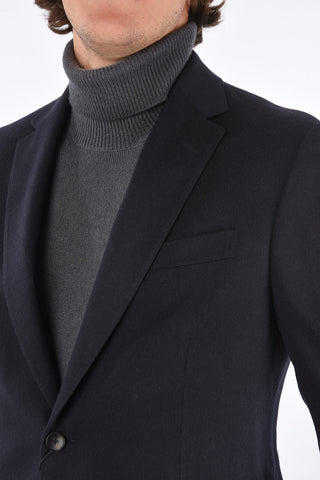 ZZEGNA side vents notch lapel 2-button blazer