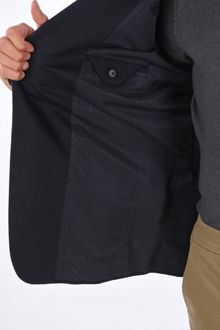 ZZEGNA side vents notch lapel 2-button blazer
