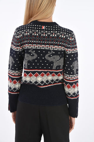 wool crew-neck sweater