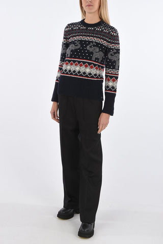 wool crew-neck sweater