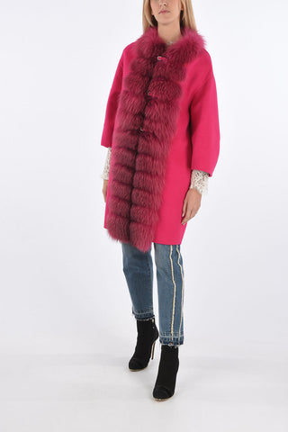 Overcoat with Fur Detail