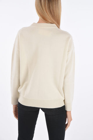 maglia girocollo in cashmere