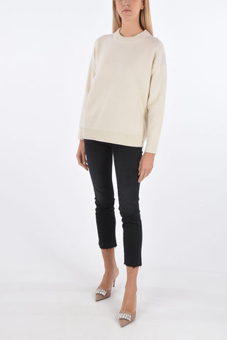 maglia girocollo in cashmere