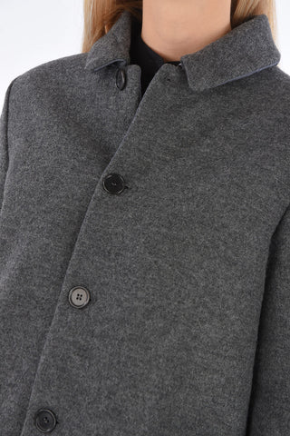 Reversible Quilted Jacket with Front Buttoning