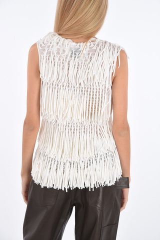 Top with All Over Fringes